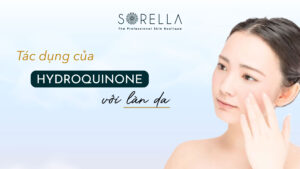 tác dụng của hydroquinone với da