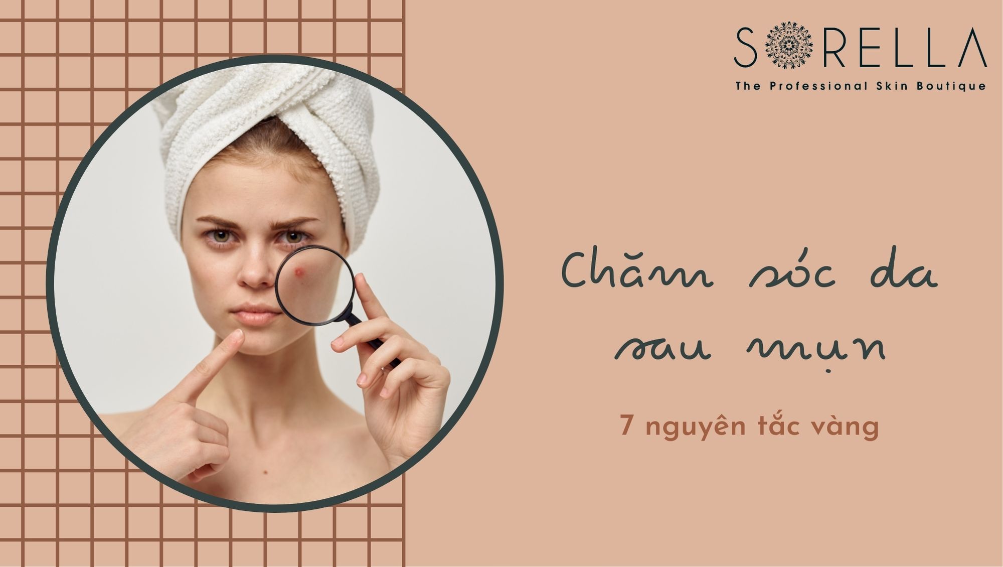 Chăm sóc da sau mụn
