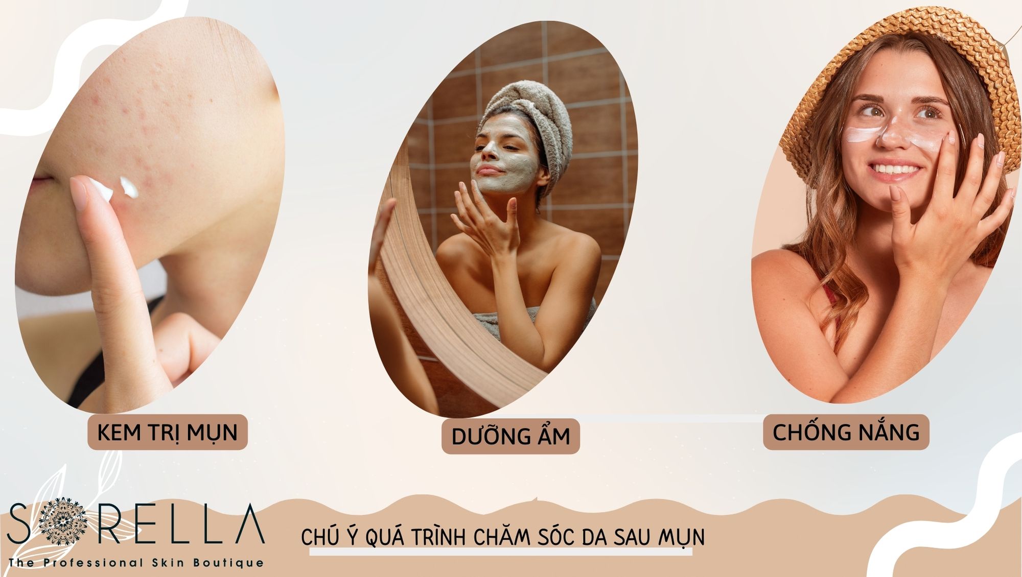 Chăm sóc da sau mụn