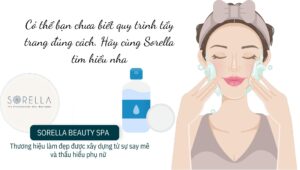 tẩy trang đúng cách