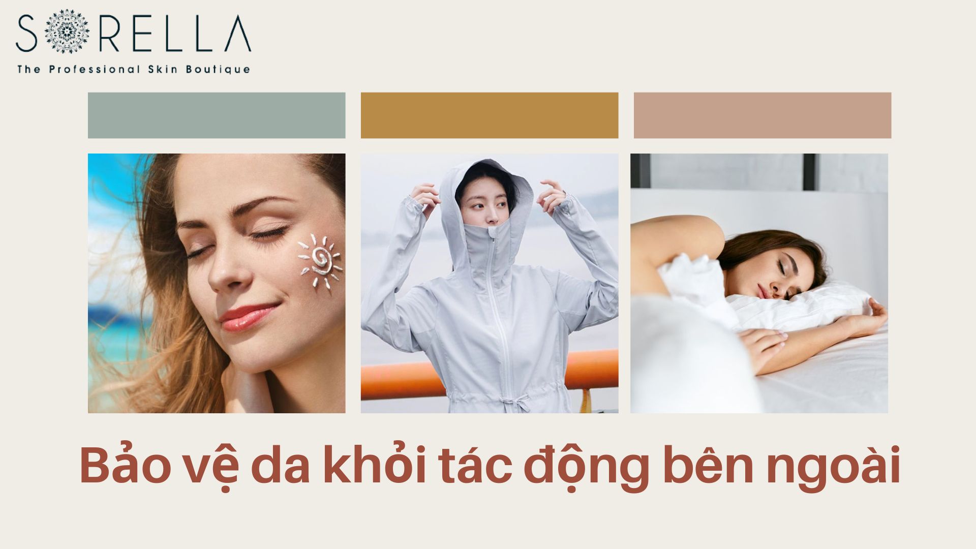 Bảo vệ da khỏi tác động bên ngoài