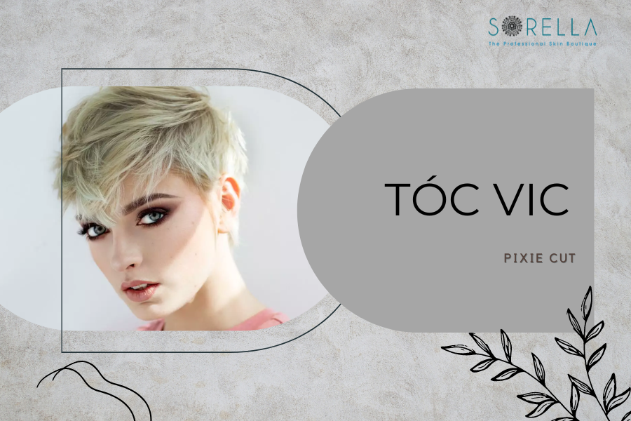 Tóc ngắn thể thao (pixie cut):