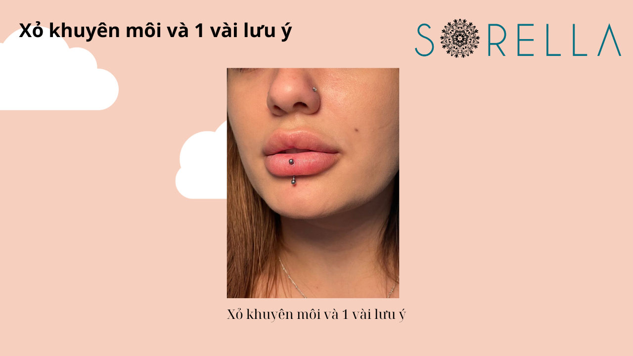 Xỏ khuyên môi và 1 vài lưu ý