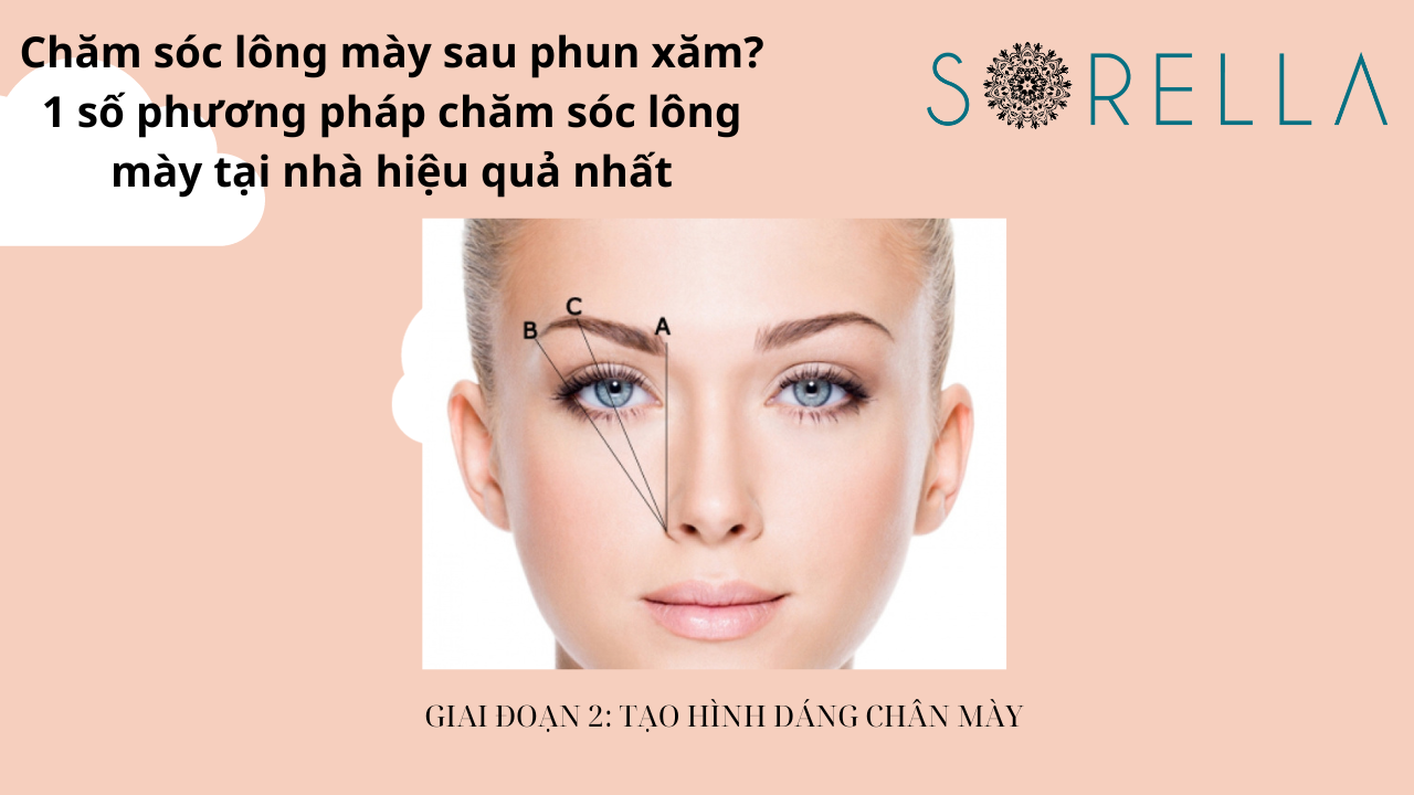 Chăm sóc lông mày sau phun xăm?